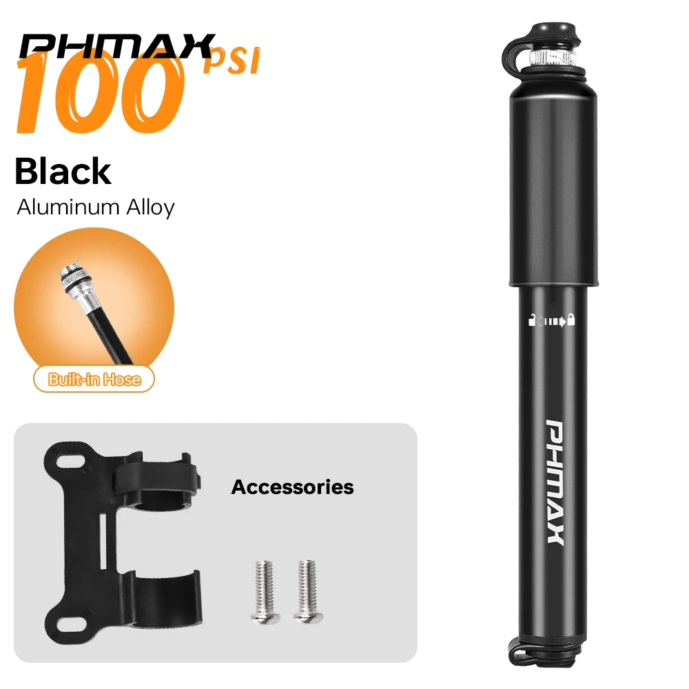 Xcm Mountain Biking - PHMAX Bicycle High Pressure Portable Pump