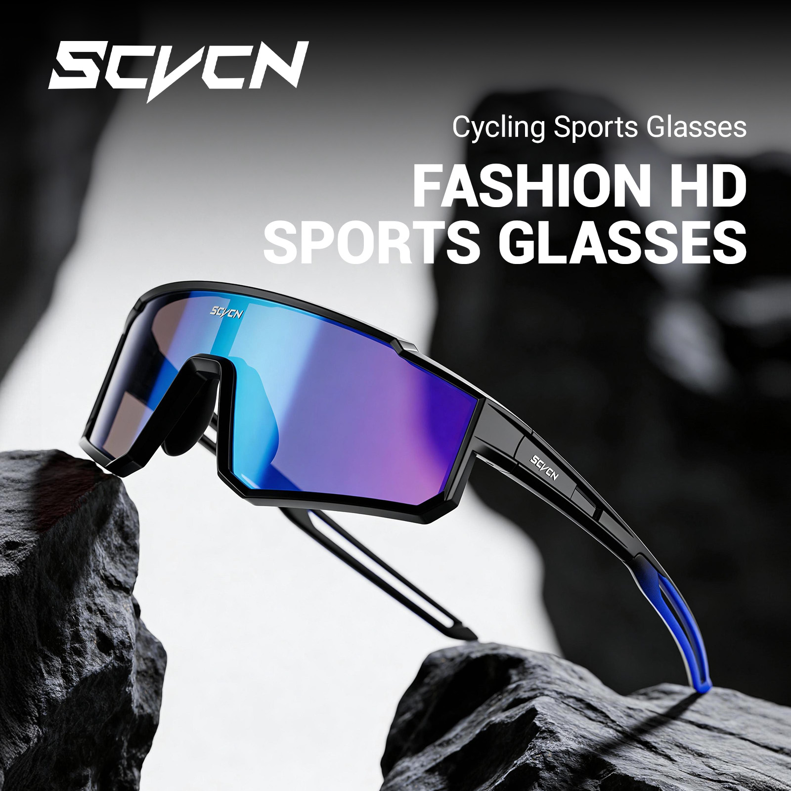 Mountain Biking Goggles - SCVCN UV400 HD Hiking Cycling Glasses