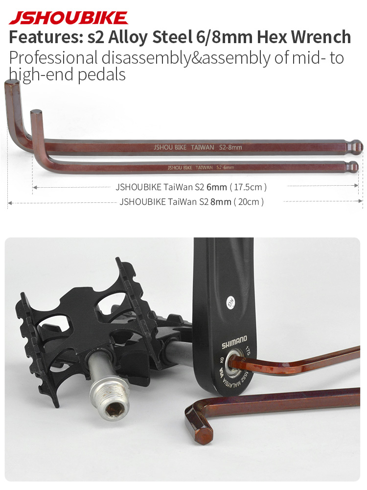JSHOUBIKE 6/8/15mm bicycle ped - Mountain Biking Apparel review and price
