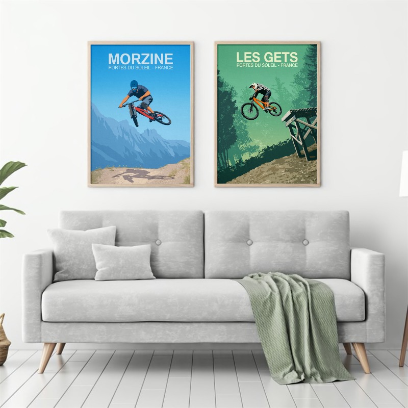 Mountain Bike Trail Poster Sno - Mountain Biking Pictures review and price