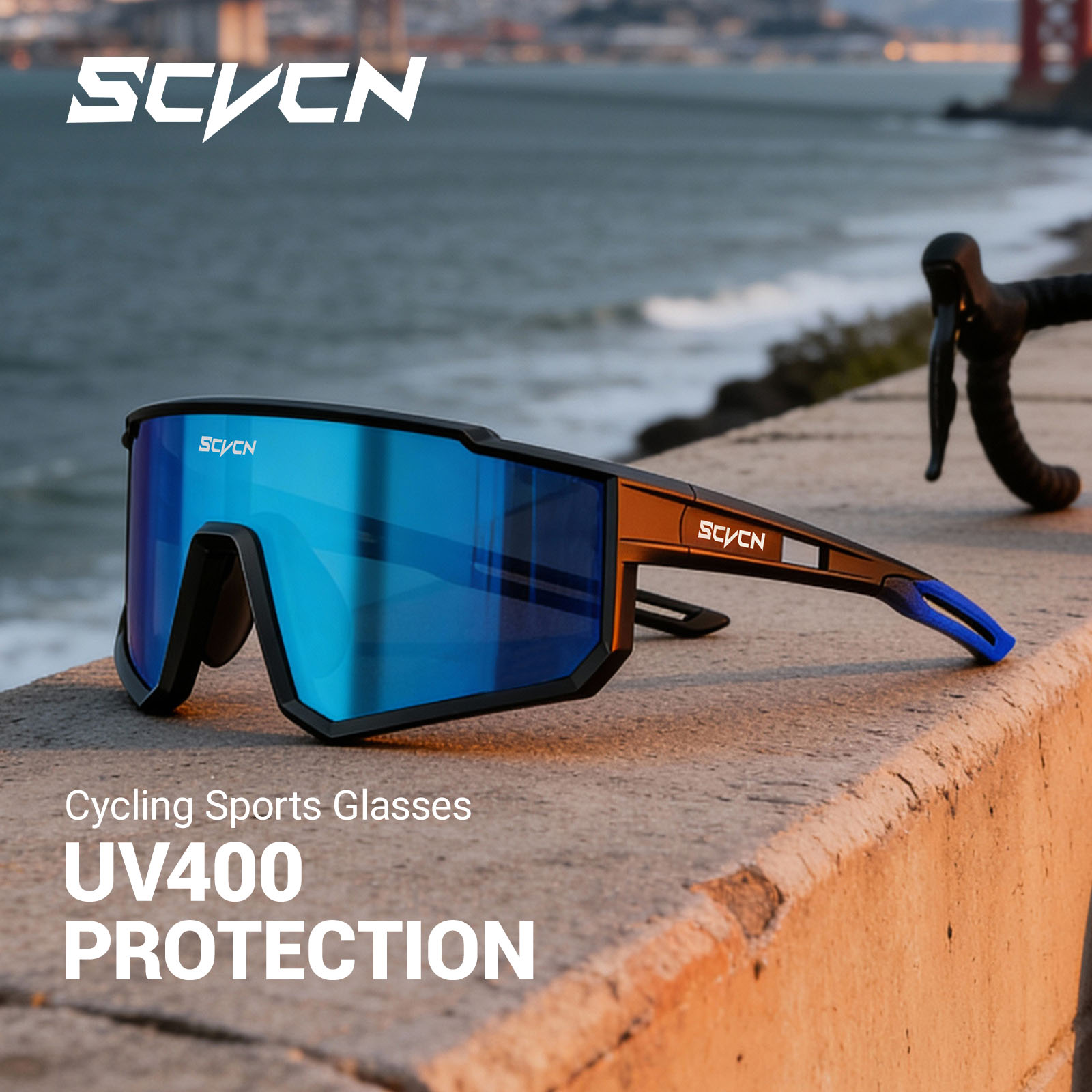 SCVCN UV400 HD Hiking Cycling  - Mountain Biking Goggles review and price